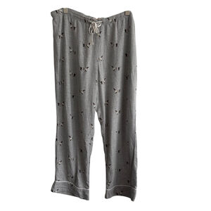 Love by Gap Daschund Novelty Print Christmas Theme Pyjama Pant Sz Large